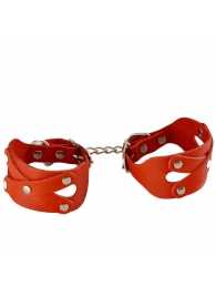 Красные наручники «Цезарь» - Sitabella - купить с доставкой в Реутове