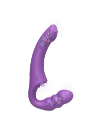 Фиолетовый безремневой страпон Straples Strap-On Dildo - Erokay - купить с доставкой в Реутове