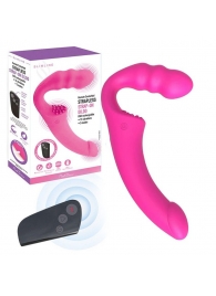 Розовый безремневой страпон Straples Strap-On Dildo - Erokay - купить с доставкой в Реутове