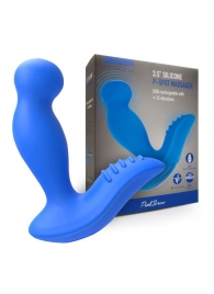 Синий вибромассажер простаты 3,5’’ P-spot Massager - 12,5 см. - Erokay - в Реутове купить с доставкой