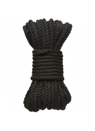 Черная верёвка для связывания и фиксации Bind Tie - 9,14 м. - Doc Johnson - купить с доставкой в Реутове