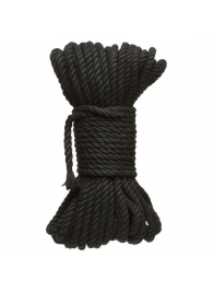 Черная верёвка для связывания и фиксации Bind Tie - 15,24 м. - Doc Johnson - купить с доставкой в Реутове