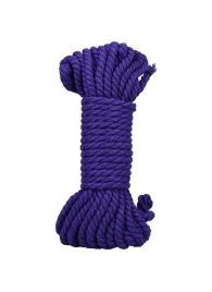 Фиолетовая верёвка для связывания и фиксации Bind Tie - 9,14 м. - Doc Johnson - купить с доставкой в Реутове