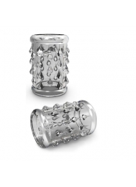 Прозрачная насадка с капельками STAY HARD COCK SLEEVE 05 CLEAR - Blush Novelties - в Реутове купить с доставкой