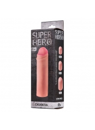 Фаллоудлинитель SUPER HERO Casanova - 18 см. - Lola Games - в Реутове купить с доставкой