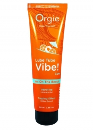Гель с эффектом вибрации Lube Tube Vibe Low Sex On The Beach - 100 мл. - ORGIE - купить с доставкой в Реутове