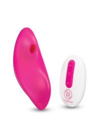 Розовый клиторальный вибромассажер Suck n’ Go - Together Toy