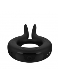Черное эрекционное кольцо Marry Me Rechargeable Vibrating Cockring - Adrien Lastic - в Реутове купить с доставкой