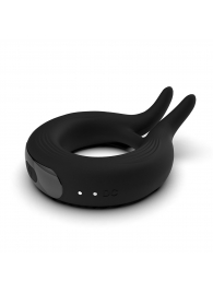 Черное эрекционное кольцо Marry Me Rechargeable Vibrating Cockring - Adrien Lastic - в Реутове купить с доставкой