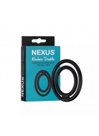 Черное двойное эрекционное кольцо Nexus Enduro Double - Nexus Range - в Реутове купить с доставкой