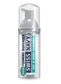 Очищающая пенка для игрушек и тела Toy   Body Cleaner Foamer - 47 мл. - Swiss navy - купить с доставкой в Реутове