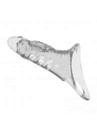 Прозрачная насадка на пенис - 22 см. - Baile - в Реутове купить с доставкой