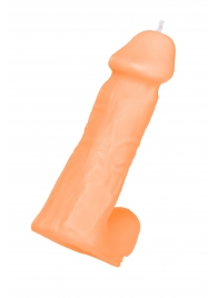 Оранжевая сувенирная свеча «Пенис» - Pecado - купить с доставкой в Реутове