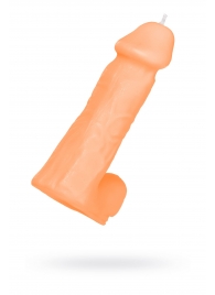 Оранжевая сувенирная свеча «Пенис» - Pecado - купить с доставкой в Реутове