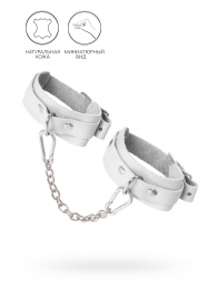 Белые мини-оковы со скруглёнными углами - Pecado - купить с доставкой в Реутове