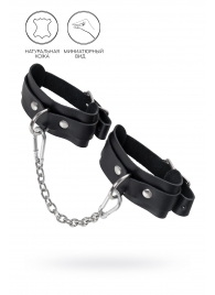 Черные мини-оковы со скруглёнными углами - Pecado - купить с доставкой в Реутове