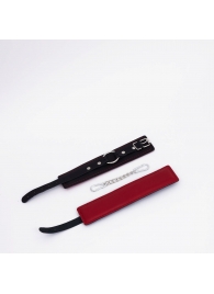 Черно-красные кожаные оковы - Crazy Handmade - купить с доставкой в Реутове