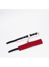 Бело-красные кожаные оковы - Crazy Handmade - купить с доставкой в Реутове