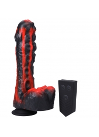 Черно-красная мини-машина на присоске Tendril Thruster - 21,6 см. - Doc Johnson - купить с доставкой в Реутове