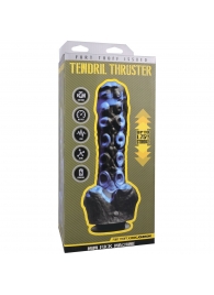 Черно-синяя мини-машина на присоске Tendril Thruster - 21,6 см. - Doc Johnson - купить с доставкой в Реутове