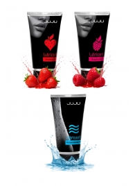 Набор из 3 лубрикантов JUJU (увлажняющий, клубника, малина) - JuJu - купить с доставкой в Реутове