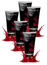 Набор из 5 съедобных лубрикантов JUJU со вкусом вишни - JuJu - купить с доставкой в Реутове