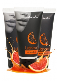 Набор из 3 съедобных лубрикантов JUJU со вкусом грейпфрута - JuJu - купить с доставкой в Реутове