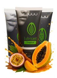 Набор из 3 съедобных лубрикантов JUJU со вкусом тропических фруктов - JuJu - купить с доставкой в Реутове