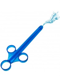 Синий шприц для введения лубриканта XL Lubricant Launcher - XR Brands - купить с доставкой в Реутове