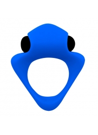 Синее эрекционное кольцо Wooomy Tribeс с вибрацией - Adrien Lastic - в Реутове купить с доставкой