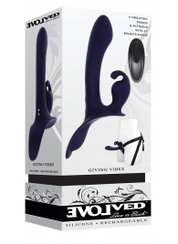 Женский страпон с вибрацией Giving Vibes - Evolved - купить с доставкой в Реутове