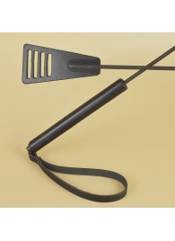 Черный кожаный стек «Сириус» - 60 см. - Sitabella - купить с доставкой в Реутове