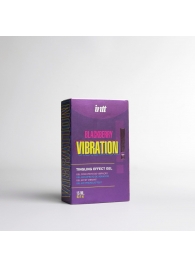 Стимулирующий гель с эффектом вибрации Blackberry Vibration - 15 мл. - INTT - купить с доставкой в Реутове