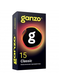 Классические презервативы с обильной смазкой Ganzo Classic - 15 шт. - Ganzo - купить с доставкой в Реутове