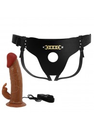 Мужской полый страпон с вибрацией Marion - Baile - купить с доставкой в Реутове