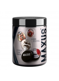 Черные утолщенные презервативы MAXUS Extra Strong с железным кейсом - 15 шт. - Maxus - купить с доставкой в Реутове