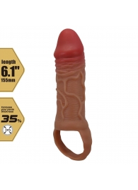 Реалистичная насадка на член Peirre - 15,5 см. - Baile - в Реутове купить с доставкой