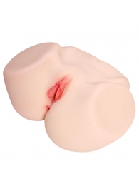 Мастурбатор-полуторс с двойным слоем материала и вибрацией Jenny Onahole Real Vagina - KOKOS - в Реутове купить с доставкой