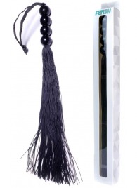 Черная силиконовая плеть - 37 см. - Boys of Toys - купить с доставкой в Реутове