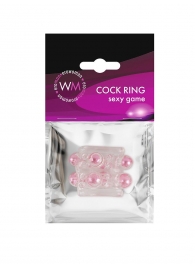 Прозрачная насадка на пенис с цветными шариками - Erowoman-Eroman - в Реутове купить с доставкой