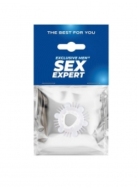 Стимулирующая насадка на пенис с несколькими видами рельефа - Sex Expert - в Реутове купить с доставкой