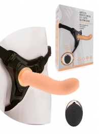 Женский вибрострапон со съемной насадкой и пультом ДУ - Erokay - купить с доставкой в Реутове