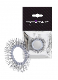 Круглое эрекционное кольцо с «ресничками» - Sextaz - в Реутове купить с доставкой