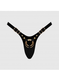 Черный пояс для фиксации насадок Strap-On-Me Leatherette Harness Fabulous - Strap-on-me - купить с доставкой в Реутове
