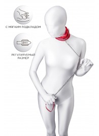 Красный ошейник с подкладкой из меха - ToyFa - купить с доставкой в Реутове