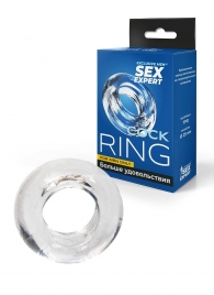 Прозрачное эрекционное кольцо-бублик - Sex Expert - в Реутове купить с доставкой
