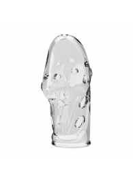 Прозрачная насадка на пенис Booker - 8 см. - Baile - в Реутове купить с доставкой