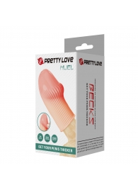 Телесная насадка на пенис Huel - 9 см. - Baile - в Реутове купить с доставкой