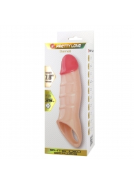 Телесная удлиняющая насадка на пенис Darnel - Baile - в Реутове купить с доставкой