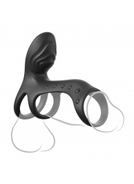 Черная насадка на пенис Ultimate Couples Cage Pro - Pipedream - в Реутове купить с доставкой